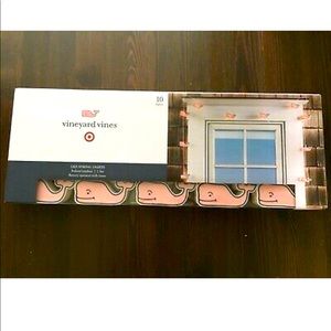 NWT Vineyard Vines Pink Whale Light Set!